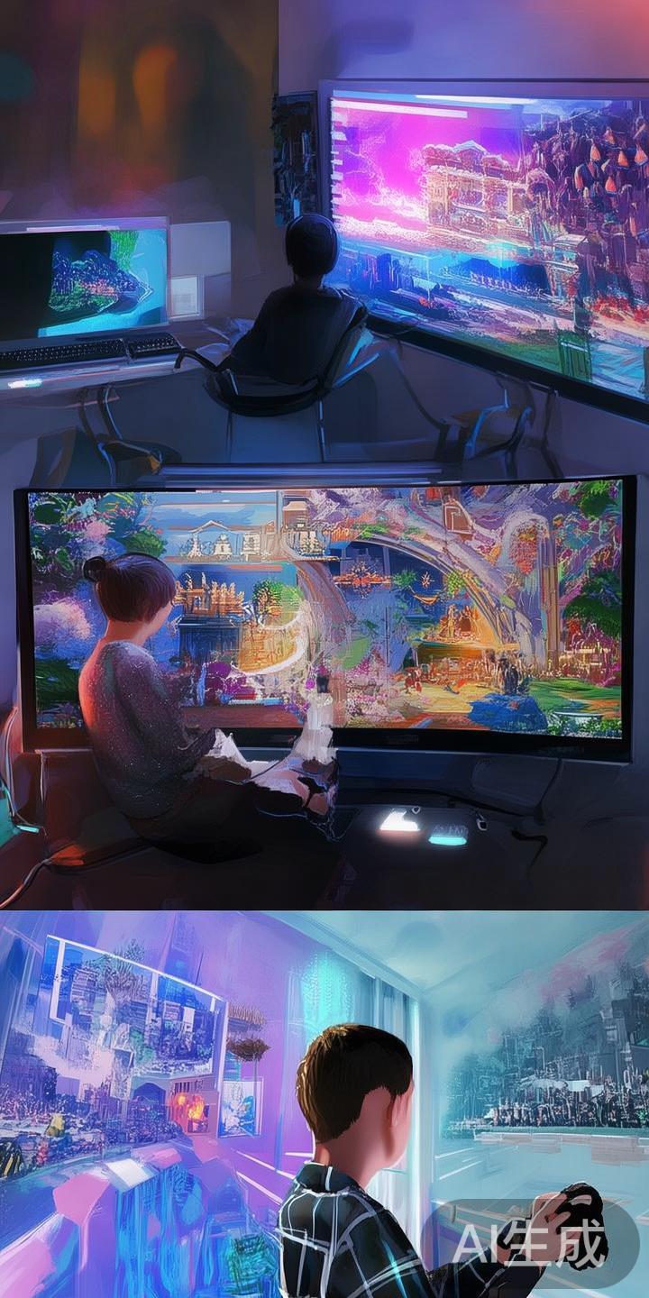 在如今的网络环境下，少年们可以轻松进入丰富多彩的虚